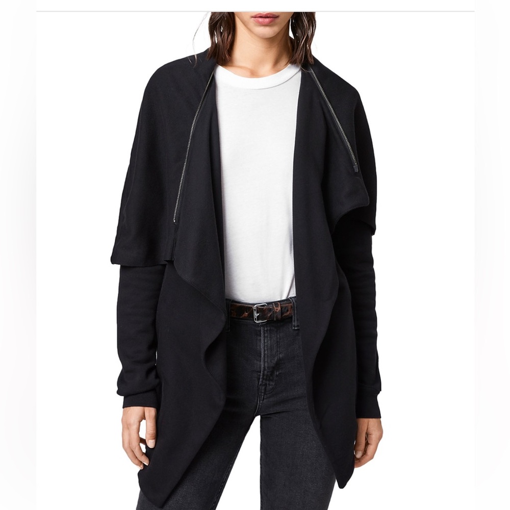All Saints Dahlia Cardigan Sweatshirt, Sz M